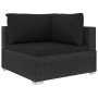 Set muebles de jardín 6 piezas y cojines ratán sintético negro de , Conjuntos de jardín - Ref: Foro24-46772, Precio: 618,77 €...
