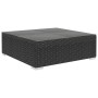 Set muebles de jardín 6 piezas y cojines ratán sintético negro de , Conjuntos de jardín - Ref: Foro24-46772, Precio: 618,77 €...