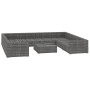 Set de muebles de jardín 9 pzas y cojines ratán sintético gris de , Conjuntos de jardín - Ref: Foro24-46787, Precio: 846,76 €...