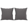Sofá de 2 plazas con cojines cuero sintético gris 120 cm by , Sofas - Ref: Foro24-3200863, Price: 246,15 €, Discount: %