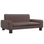 Cama para perros de cuero sintético marrón 70x45x30 cm by , Beds for dogs - Ref: Foro24-171865, Price: 71,11 €, Discount: %