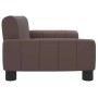 Cama para perros de cuero sintético marrón 70x45x30 cm by , Beds for dogs - Ref: Foro24-171865, Price: 71,11 €, Discount: %