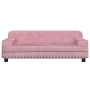 Cama para perros de terciopelo rosa 90x53x30 cm de , Camas para perros - Ref: Foro24-171871, Precio: 90,88 €, Descuento: %