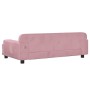 Cama para perros de terciopelo rosa 90x53x30 cm de , Camas para perros - Ref: Foro24-171871, Precio: 90,88 €, Descuento: %