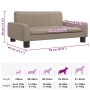 Cama para perros de cuero sintético color capuchino 70x45x30 cm von , Betten für Hunde - Ref: Foro24-171867, Preis: 71,27 €, ...