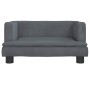 Cama para perros de terciopelo gris oscuro 60x40x30 cm von , Betten für Hunde - Ref: Foro24-171908, Preis: 67,35 €, Rabatt: %