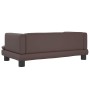 Cama para perros de cuero sintético marrón 80x45x30 cm by , Beds for dogs - Ref: Foro24-171903, Price: 71,04 €, Discount: %