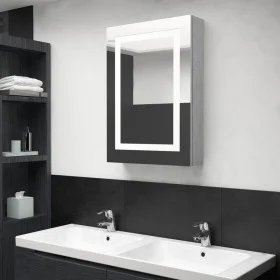 Bathroom cabinet with mirror and LED concrete gray 50x13x70 cm by vidaXL, bathroom vanities - Ref: Foro24-326488, Price: 129,...
