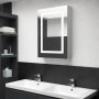 Bathroom cabinet with mirror and LED concrete gray 50x13x70 cm by vidaXL, bathroom vanities - Ref: Foro24-326488, Price: 131,...