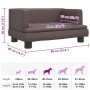 Cama para perros de cuero sintético marrón 60x40x30 cm von , Betten für Hunde - Ref: Foro24-171915, Preis: 70,49 €, Rabatt: %