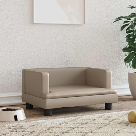 Cama para perros de cuero sintético color capuchino 60x40x30 cm von , Betten für Hunde - Ref: Foro24-171917, Preis: 69,84 €, ...