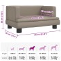 Cama para perros de cuero sintético color capuchino 60x40x30 cm von , Betten für Hunde - Ref: Foro24-171917, Preis: 69,84 €, ...