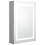 Bathroom cabinet with mirror and LED concrete gray 50x13x70 cm by vidaXL, bathroom vanities - Ref: Foro24-326488, Price: 131,...