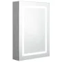 Bathroom cabinet with mirror and LED concrete gray 50x13x70 cm by vidaXL, bathroom vanities - Ref: Foro24-326488, Price: 129,...