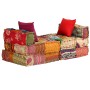 Puf modular de 3 plazas de tela patchwork de , Cojines para sillas y sofás - Ref: Foro24-244983, Precio: 666,69 €, Descuento: %