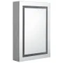 Bathroom cabinet with mirror and LED concrete gray 50x13x70 cm by vidaXL, bathroom vanities - Ref: Foro24-326488, Price: 129,...