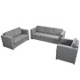 Conjunto de sofás 3 unidades tela gris claro von , Sofas - Ref: Foro24-274213, Preis: 937,58 €, Rabatt: %