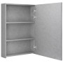 Bathroom cabinet with mirror and LED concrete gray 50x13x70 cm by vidaXL, bathroom vanities - Ref: Foro24-326488, Price: 131,...