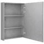 Bathroom cabinet with mirror and LED concrete gray 50x13x70 cm by vidaXL, bathroom vanities - Ref: Foro24-326488, Price: 129,...