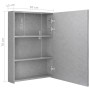Bathroom cabinet with mirror and LED concrete gray 50x13x70 cm by vidaXL, bathroom vanities - Ref: Foro24-326488, Price: 131,...