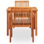 Set comedor de jardín 3 pzas y cojines madera maciza de acacia von , Gartensets - Ref: Foro24-278901, Preis: 369,26 €, Rabatt: %