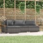 Set de muebles de jardín 4 pzas y cojines ratán sintético gris by , Garden sets - Ref: Foro24-317512, Price: 426,57 €, Discou...