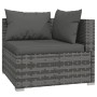 Set de muebles de jardín 4 pzas y cojines ratán sintético gris by , Garden sets - Ref: Foro24-317512, Price: 426,57 €, Discou...
