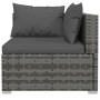 Set de muebles de jardín 4 pzas y cojines ratán sintético gris by , Garden sets - Ref: Foro24-317512, Price: 426,57 €, Discou...