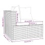 Set de muebles de jardín 4 pzas y cojines ratán sintético gris by , Garden sets - Ref: Foro24-317512, Price: 426,57 €, Discou...