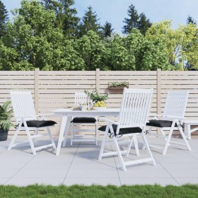 Cojines de silla de jardín 4 uds tela Oxford negro 40x40x7 cm von , Kissen für Stühle und Sofas - Ref: Foro24-314882, Preis: ...