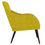 Sillón de terciopelo amarillo 63x76x80 cm by , Armchairs - Ref: Foro24-351441, Price: 93,62 €, Discount: %