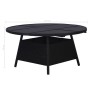 Set comedor de jardín 9 piezas y cojines ratán sintético negro by , Garden sets - Ref: Foro24-43924, Price: 804,92 €, Discoun...