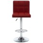 Taburetes de cocina 2 unidades cuero sintético color vino tinto by , Kitchen stools - Ref: Foro24-323639, Price: 135,47 €, Di...