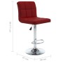 Taburetes de cocina 2 unidades cuero sintético color vino tinto by , Kitchen stools - Ref: Foro24-323639, Price: 135,47 €, Di...