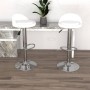 Taburetes de cocina 2 unidades cuero sintético blanco by , Kitchen stools - Ref: Foro24-333555, Price: 113,82 €, Discount: %