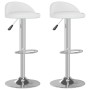 Taburetes de cocina 2 unidades cuero sintético blanco by , Kitchen stools - Ref: Foro24-333555, Price: 113,82 €, Discount: %