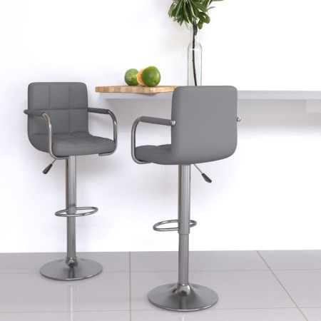 Taburetes de cocina 2 unidades cuero sintético gris von , Küchenhocker - Ref: Foro24-334598, Preis: 148,44 €, Rabatt: %