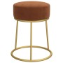 Hocker redondo marrón terciopelo von , Klapphocker und Stühle - Ref: Foro24-340259, Preis: 44,46 €, Rabatt: %