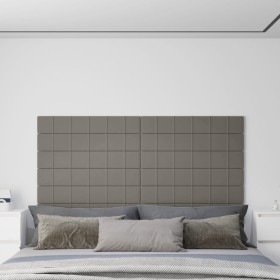 Paneles de pared 12 uds terciopelo gris claro 90x15 cm 1,62 m² von , Wandverkleidung - Ref: Foro24-344105, Preis: 52,70 €, Ra...