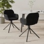 Sillas de comedor giratorias 2 uds terciopelo negro von , Essstühle - Ref: Foro24-344746, Preis: 160,17 €, Rabatt: %