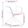 Sillas de comedor giratorias 2 uds terciopelo negro von , Essstühle - Ref: Foro24-344746, Preis: 160,17 €, Rabatt: %