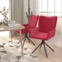 Sillas de comedor giratorias 2 unidades terciopelo rojo tinto von , Essstühle - Ref: Foro24-344814, Preis: 155,99 €, Rabatt: %