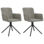 Sillas de comedor giratorias 2 uds de terciopelo gris claro von , Essstühle - Ref: Foro24-344790, Preis: 168,38 €, Rabatt: %