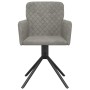 Sillas de comedor giratorias 2 uds de terciopelo gris claro von , Essstühle - Ref: Foro24-344790, Preis: 168,38 €, Rabatt: %