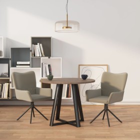 Sillas de comedor giratorias 2 uds de terciopelo gris claro von , Essstühle - Ref: Foro24-344809, Preis: 160,59 €, Rabatt: %