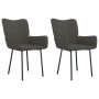Sillas de comedor 2 unidades terciopelo gris oscuro von , Essstühle - Ref: Foro24-344821, Preis: 138,97 €, Rabatt: %