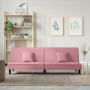 Sofá cama terciopelo rosa by , Sofas - Ref: Foro24-351910, Price: 227,66 €, Discount: %