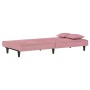 Sofá cama terciopelo rosa by , Sofas - Ref: Foro24-351910, Price: 227,66 €, Discount: %