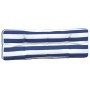 Cojines para sofá de palets 2 piezas tela a rayas azul y blanco by , Cushions for chairs and sofas - Ref: Foro24-360748, Pric...