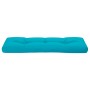 Cojín para sofá de palets tela turquesa 120x40x12 cm by , Cushions for chairs and sofas - Ref: Foro24-360644, Price: 26,96 €,...